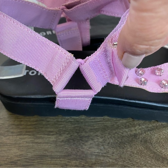 TORRID Velcro Strap Studded Sandal Size 9.5 WW Extra Wide Width - Picture 8 of 13